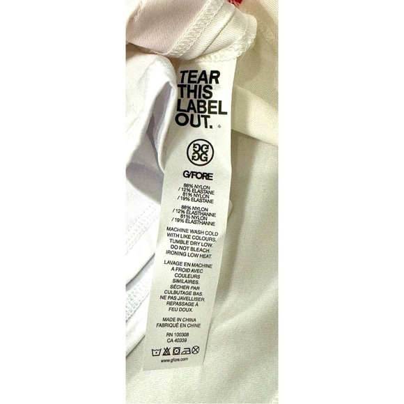 G/FORE TUX LADIES GOLF PERFORMANCE SKORT Skirt  Ombre Pink Stripe SNOW Size 2 - Picture 10 of 10